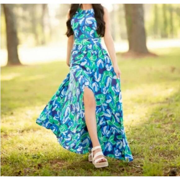 NWT Abel The Label Anthropologie size small open back maxi dress - Picture 1 of 6